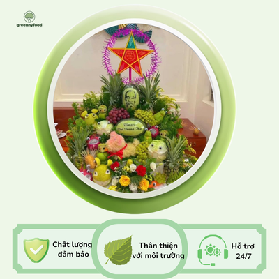 mâm ngũ quả trung thu đơn giản