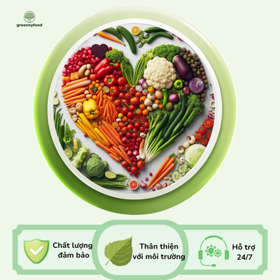 các loại rau củ quả luộc tại greennyfood