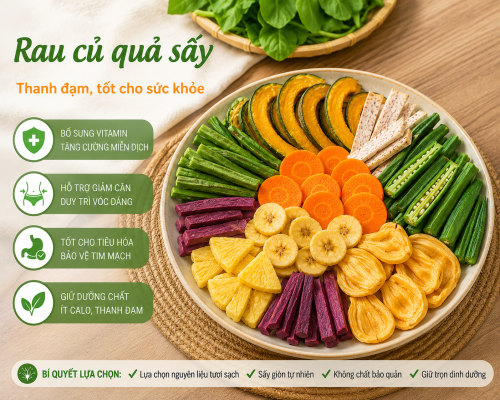 Rau củ quả sấy