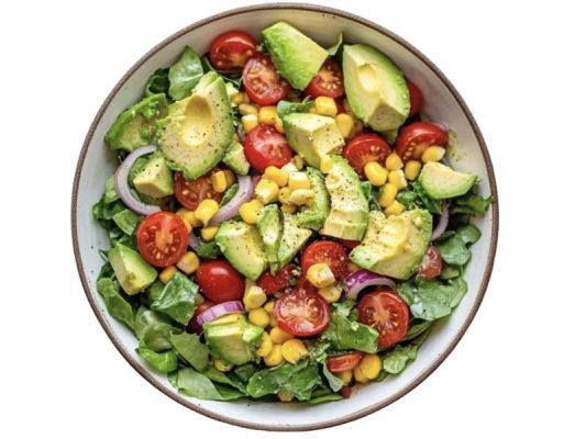 salad rau củ bơ