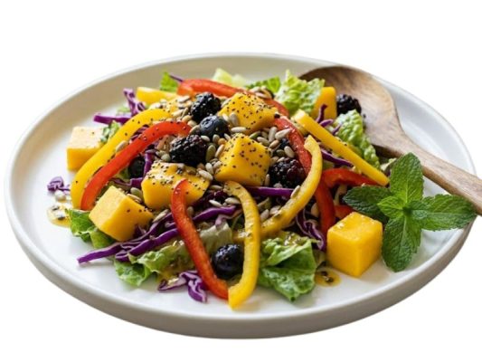 salad rau củ nhiệt đới